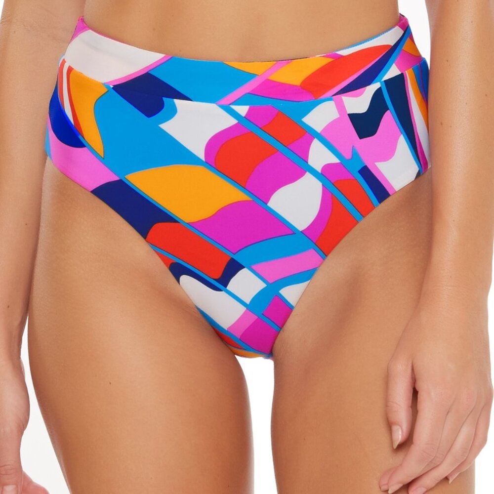 13. Trina Turk MULTI Rio Reversible‎ High-Waist Bikini Swim Bottom